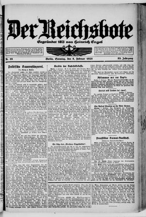 Der Reichsbote on Feb 8, 1925