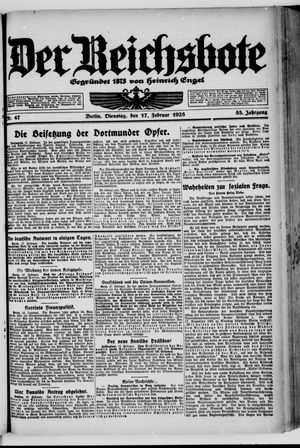 Der Reichsbote on Feb 17, 1925
