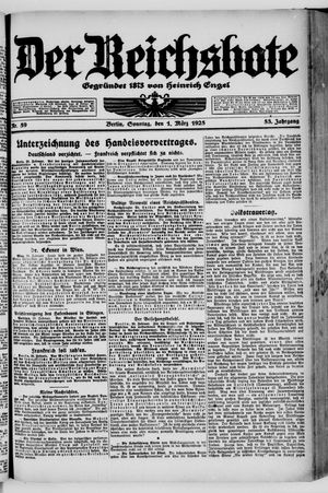 Der Reichsbote vom 01.03.1925