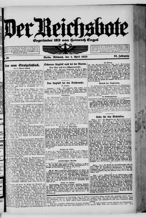 Der Reichsbote on Apr 1, 1925