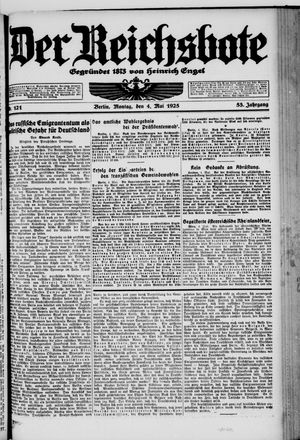 Der Reichsbote vom 04.05.1925