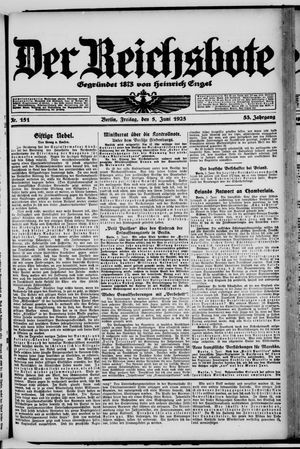 Der Reichsbote vom 05.06.1925