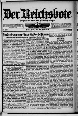 Der Reichsbote vom 12.06.1925