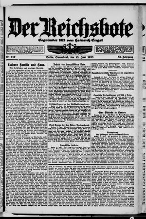 Der Reichsbote on Jun 13, 1925