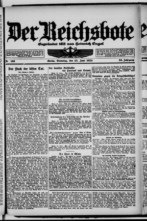 Der Reichsbote vom 23.06.1925