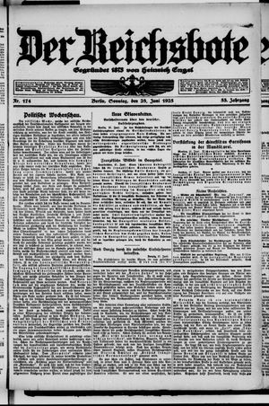Der Reichsbote vom 28.06.1925