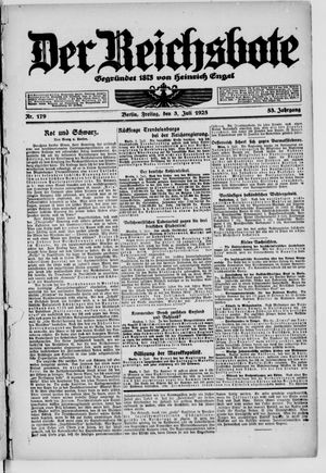 Der Reichsbote on Jul 3, 1925