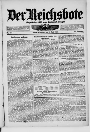 Der Reichsbote vom 05.07.1925