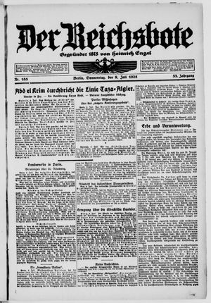 Der Reichsbote vom 09.07.1925