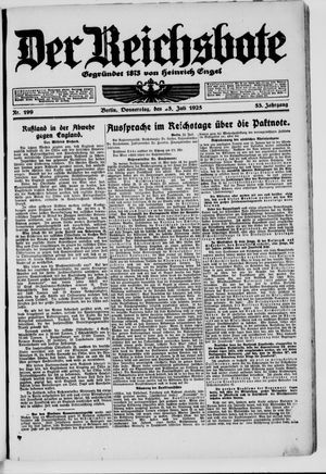 Der Reichsbote vom 23.07.1925