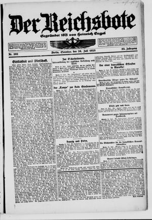 Der Reichsbote vom 26.07.1925