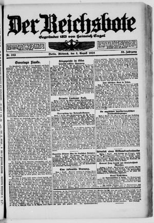 Der Reichsbote vom 05.08.1925