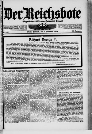 Der Reichsbote vom 02.09.1925