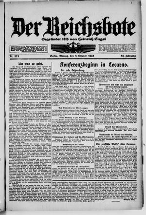 Der Reichsbote vom 05.10.1925