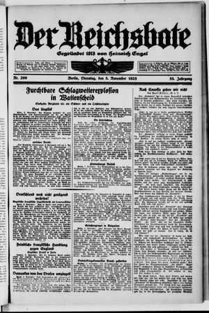 Der Reichsbote vom 03.11.1925