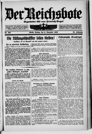 Der Reichsbote vom 06.11.1925