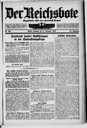 Der Reichsbote on Nov 8, 1925