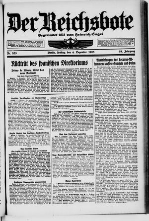 Der Reichsbote vom 04.12.1925