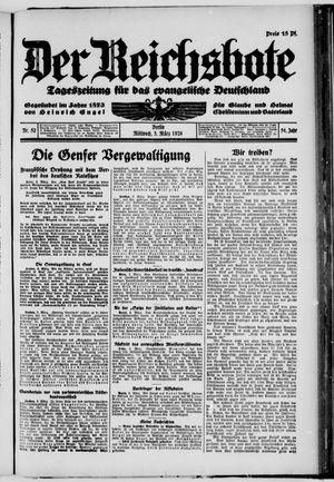 Der Reichsbote vom 03.03.1926