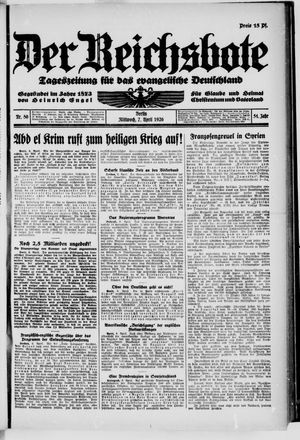 Der Reichsbote vom 07.04.1926