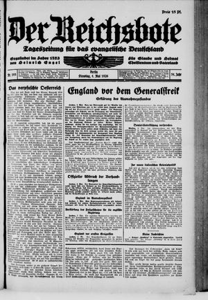 Der Reichsbote vom 04.05.1926