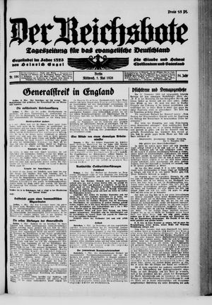 Der Reichsbote vom 05.05.1926
