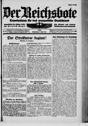 Der Reichsbote on May 6, 1926
