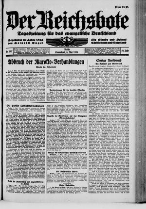 Der Reichsbote vom 08.05.1926