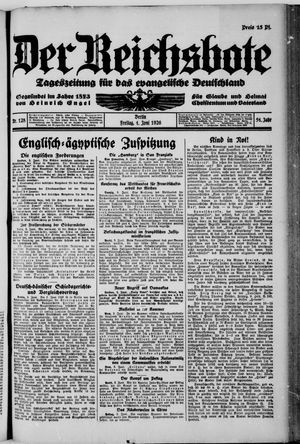 Der Reichsbote vom 04.06.1926