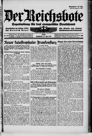 Der Reichsbote vom 10.07.1926