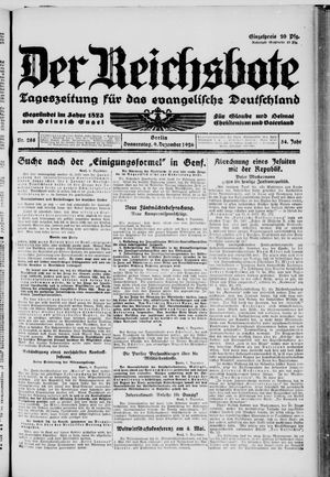 Der Reichsbote vom 09.12.1926