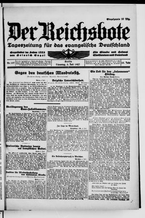 Der Reichsbote vom 05.07.1927