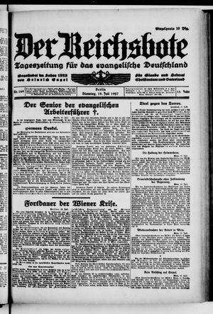 Der Reichsbote vom 19.07.1927