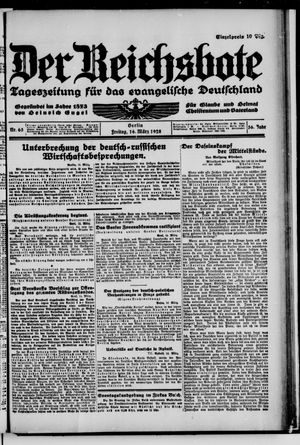 Der Reichsbote vom 16.03.1928