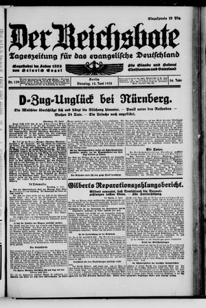 Der Reichsbote vom 12.06.1928