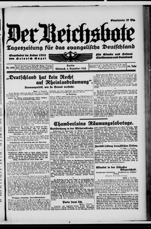 Der Reichsbote vom 05.12.1928