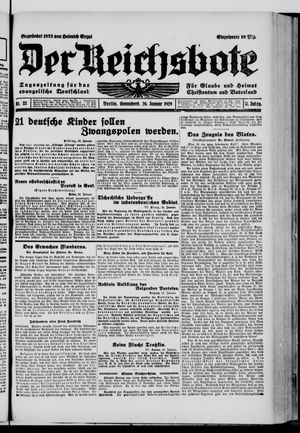 Der Reichsbote vom 26.01.1929