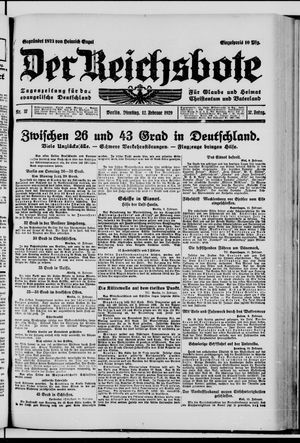 Der Reichsbote vom 12.02.1929