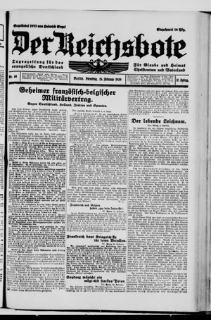 Der Reichsbote vom 26.02.1929