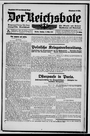 Der Reichsbote vom 31.03.1929