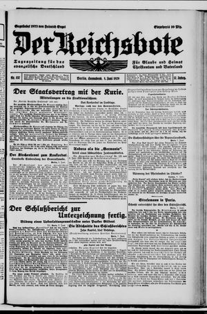 Der Reichsbote vom 08.06.1929