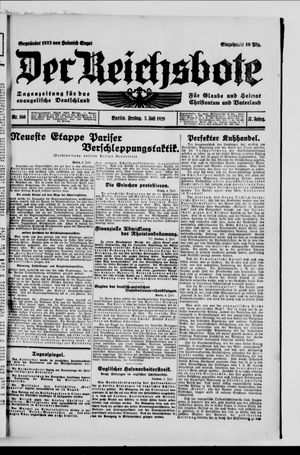 Der Reichsbote vom 05.07.1929