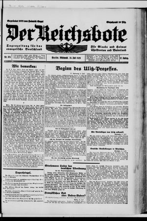 Der Reichsbote vom 24.07.1929