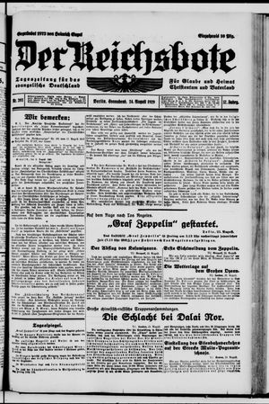 Der Reichsbote vom 24.08.1929