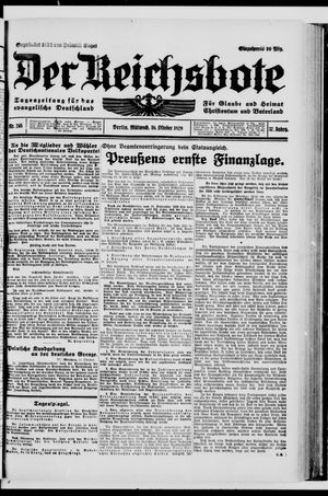 Der Reichsbote vom 16.10.1929
