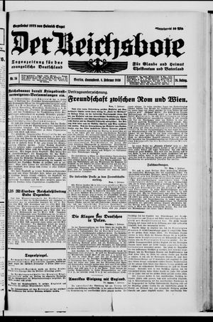 Der Reichsbote on Feb 8, 1930