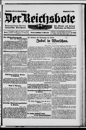 Der Reichsbote vom 15.03.1930