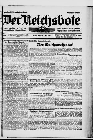 Der Reichsbote vom 07.05.1930