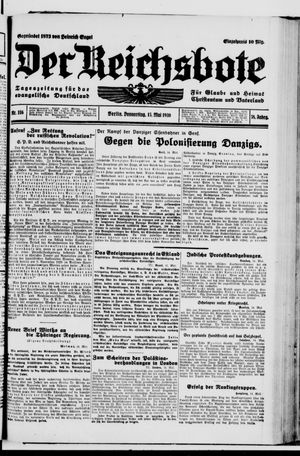 Der Reichsbote vom 15.05.1930