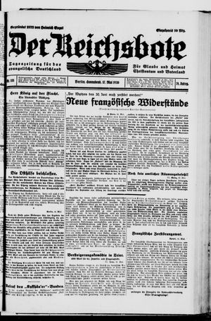 Der Reichsbote vom 17.05.1930